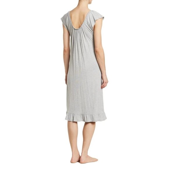 Light Heather Grey Nordstrom Sleep Midi Dress - Picture 3 of 3